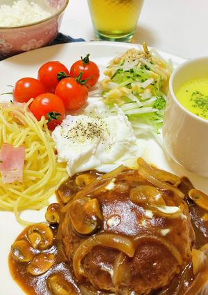 デミグラスソースハンバーグメニュー-レシピのメイン写真