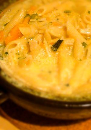 えのき・切干・南瓜のスープパスタ-レシピのメイン写真