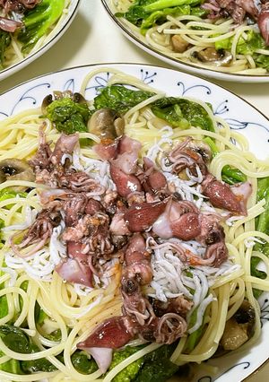春満載！ホタルイカのパスタ♪♪-レシピのメイン写真