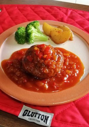 栄養たっぷりパプリカ入りハンバーグソース-レシピのメイン写真