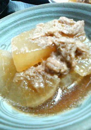 大根をツナ缶で煮ちゃう♪-レシピのメイン写真