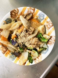 コク旨きな粉中濃味豚こま大根青椒肉絲風-レシピのメイン写真