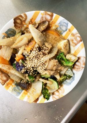 コク旨きな粉中濃味豚こま大根青椒肉絲風-レシピのメイン写真