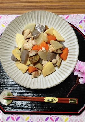 ヨウサマの減塩心臓疾患向きの筑前煮-レシピのメイン写真
