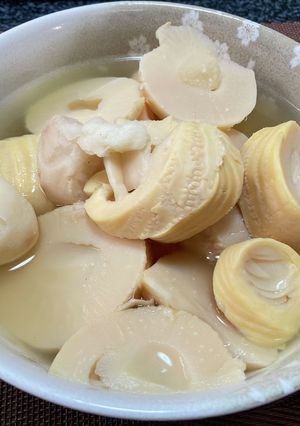 白だしでさといも、たけのこ煮!(^^)!-レシピのメイン写真