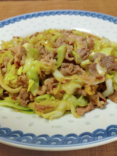 新キャベツと豚肉の油炒め-レシピのメイン写真