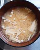 とっても簡単★えのきのお味噌汁