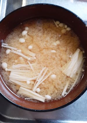 とっても簡単★えのきのお味噌汁-レシピのメイン写真