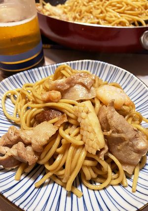 海鮮焼きそば-レシピのメイン写真