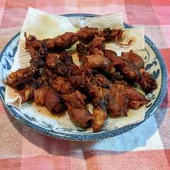 รูปของ カレー風味の揚げ焼きホタルイカ～♪♪