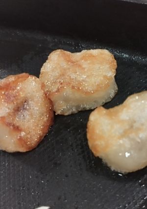 さくとろ焼きこんにゃく餅 #Ω#-レシピのメイン写真