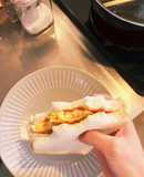 玉ねぎ入りたまごサンドイッチ