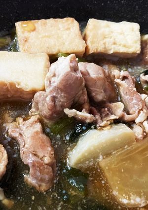 厚揚げとカブのおかず-レシピのメイン写真