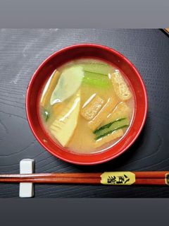 ヨウサマの減塩筍の味噌汁-レシピのメイン写真