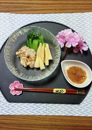 ヨウサマの減塩筍の南高梅和え-レシピのメイン写真