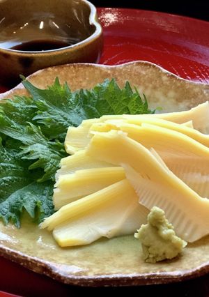 春の訪れ✨筍刺身を山葵醤油で頂く-レシピのメイン写真