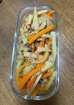 春おかず！ピリ辛たけのこきんぴら-レシピのメイン写真