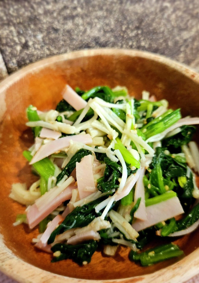 ほうれん草とえのきの和え物-レシピのメイン写真