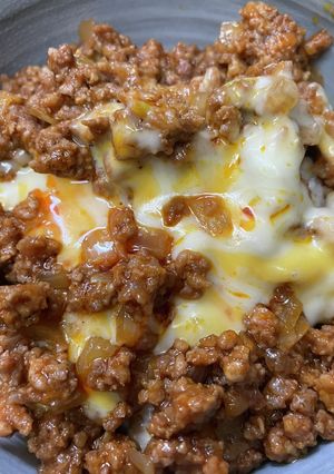 ハンバーグみたいな、ロコモコ丼-レシピのメイン写真