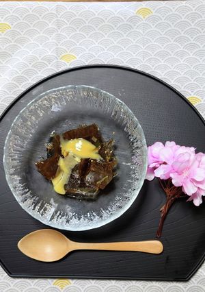 ヨウサマの減塩もずくのゼリー酢味噌かけ-レシピのメイン写真