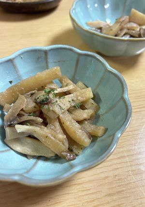 【副菜】大根とキノコの醤油麹バターソテー-レシピのメイン写真