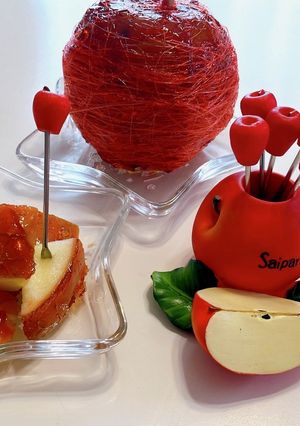 真っ赤なりんご飴-レシピのメイン写真