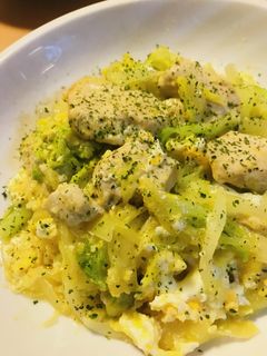 春キャベツと鶏肉の玉子野菜いため-レシピのメイン写真