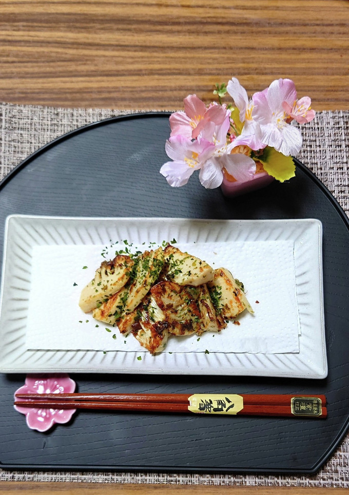 ヨウサマの減塩筍の磯辺焼き-レシピのメイン写真
