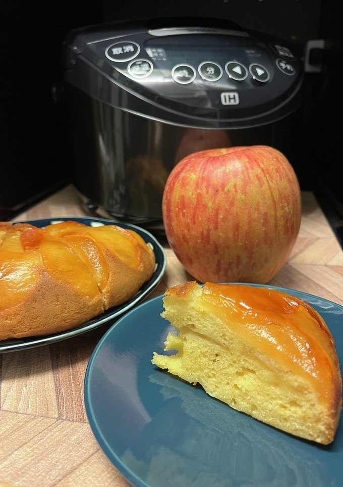 炊飯器でりんごケーキ♪HM使用-レシピのメイン写真