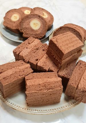 ふわふわ★チョコシフォンサンド-レシピのメイン写真