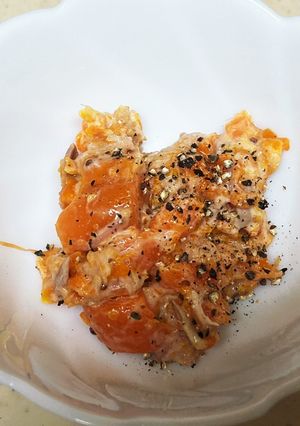 レンチン！ツナと丸ごとニンジンサラダ-レシピのメイン写真