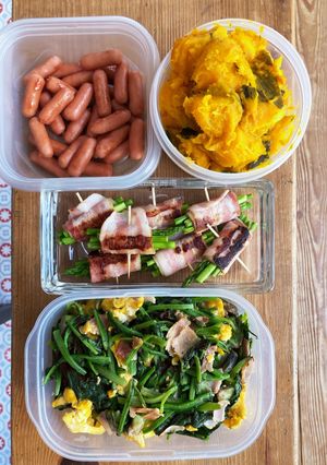 1週間のお弁当4/15-レシピのメイン写真