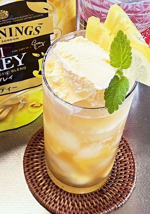 台湾パインでクリーム・ティーソーダ-レシピのメイン写真
