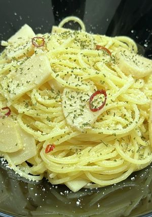 筍とアンチョビの【アーリオ・オーリオ】-レシピのメイン写真