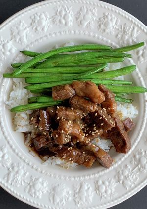 ジョイフル風照り焼きサイコロペッパーステーキ-レシピのメイン写真
