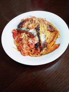 簡単☆なすとベーコンのトマトソースパスタ-レシピのメイン写真