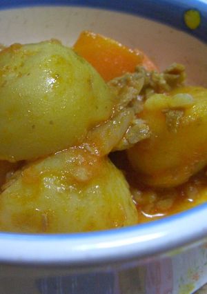 新じゃがと豚肉のケチャップ煮-レシピのメイン写真