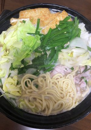 【野菜シャキ!】手打ちラーメン鍋-レシピのメイン写真