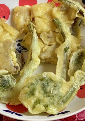 こごみとエリンギの天ぷら-レシピのメイン写真