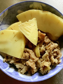 たけのこ 豚コマ しょうが 煮物 筍-レシピのメイン写真