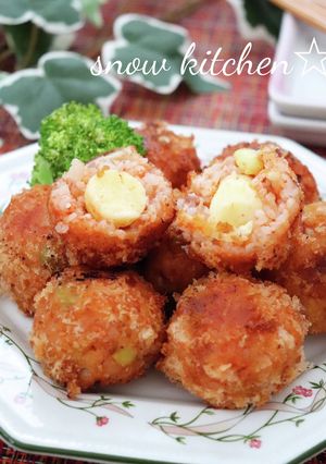 チーズ入り♪ひと口ライスコロッケ-レシピのメイン写真