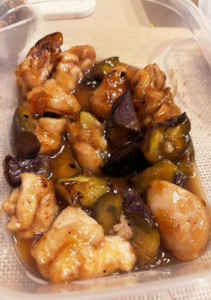 鶏胸肉と茄子の甘酢炒め-レシピのメイン写真