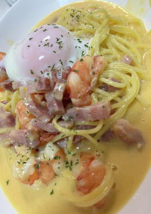 スパイシーカルボナーラ-レシピのメイン写真