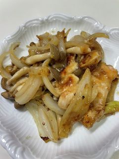 鶏胸肉としめじの甘酢炒め-レシピのメイン写真