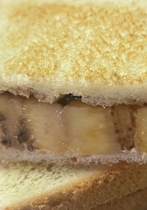 チョコバナナトーストサンド-レシピのメイン写真