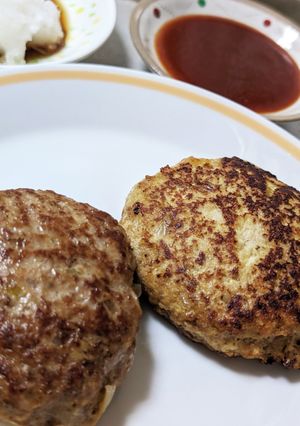 2種のハンバーグ-レシピのメイン写真