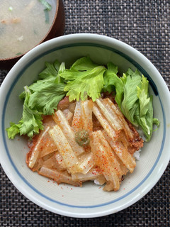 ピリッと香る セロリのかき揚げ丼 -レシピのメイン写真