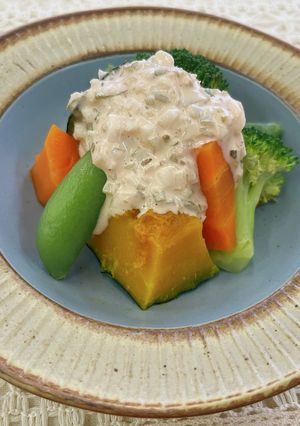 緑黄色野菜の温野菜サラダ-レシピのメイン写真