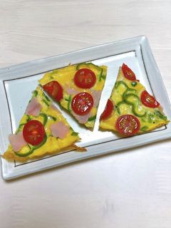 お花畑オープンオムレツ-レシピのメイン写真