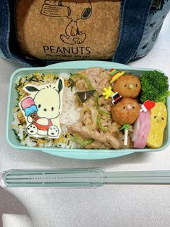 毎日高校男子弁当 ぽちゃっこ キャラ弁-レシピのメイン写真